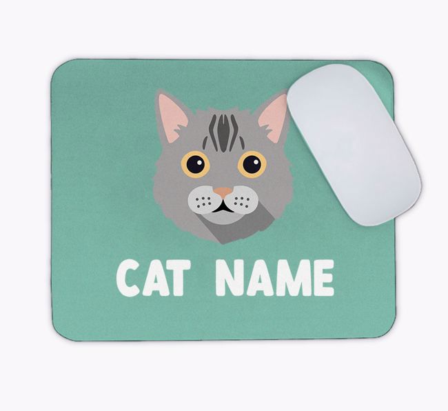 {breedCommonName} Icon: Personalised Mouse Mat